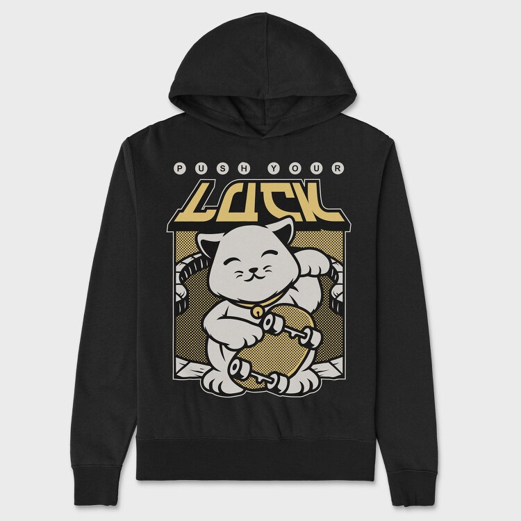 Push Your Luck, Hanorac Oversize Barbati (Unisex)