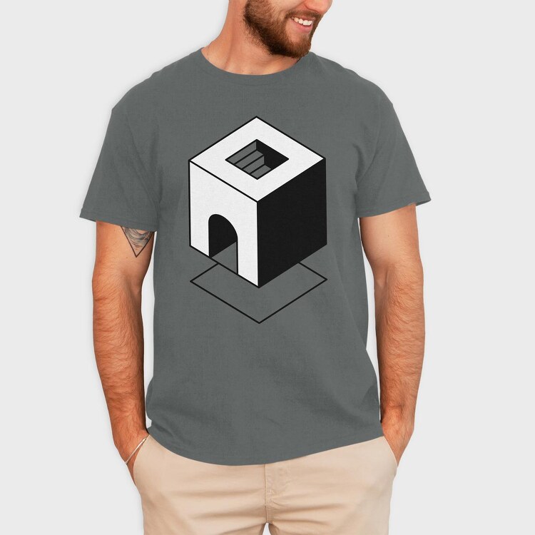 Minimal Geometric 5, Tricou Barbati (Unisex)