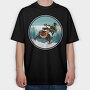 Snowrider Adventure, Tricou Oversize Barbati (Unisex)
