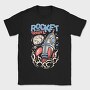 Rocket Travel Blastoff, Tricou Barbati (Unisex)