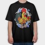 Rooster Coffee Slippers, Tricou Oversize Barbati (Unisex)