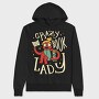 Crazy Book Lady, Hanorac Oversize Barbati (Unisex)