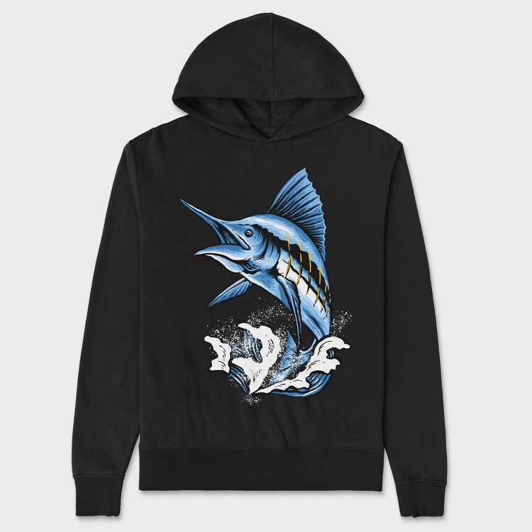 Sailfish Splash, Hanorac Oversize Barbati (Unisex)