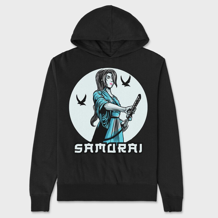 Samurai Warrior 1, Hanorac Oversize Barbati (Unisex)
