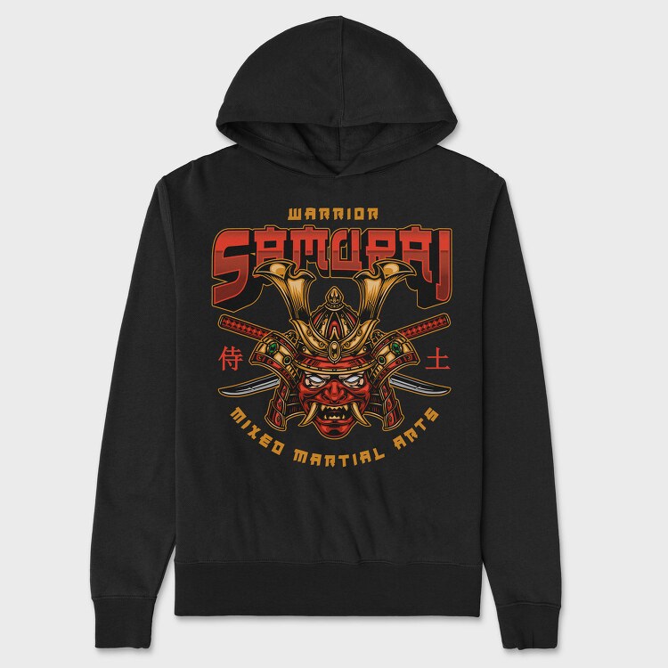 Samurai Warrior, Hanorac Oversize Barbati (Unisex)