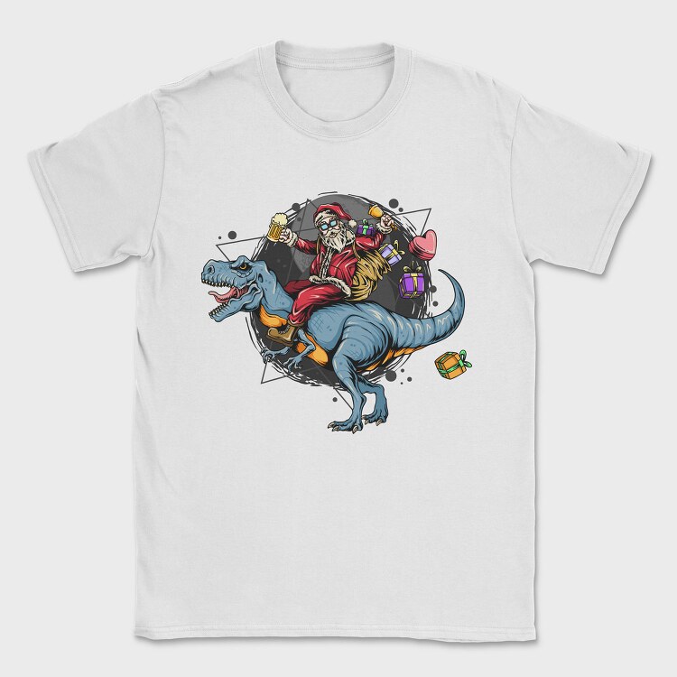 Santa Dino Fest, Tricou Barbati (Unisex)