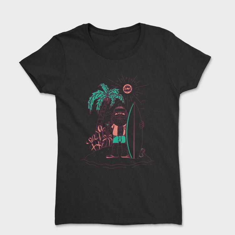 Surfer Santa, Tricou Femei