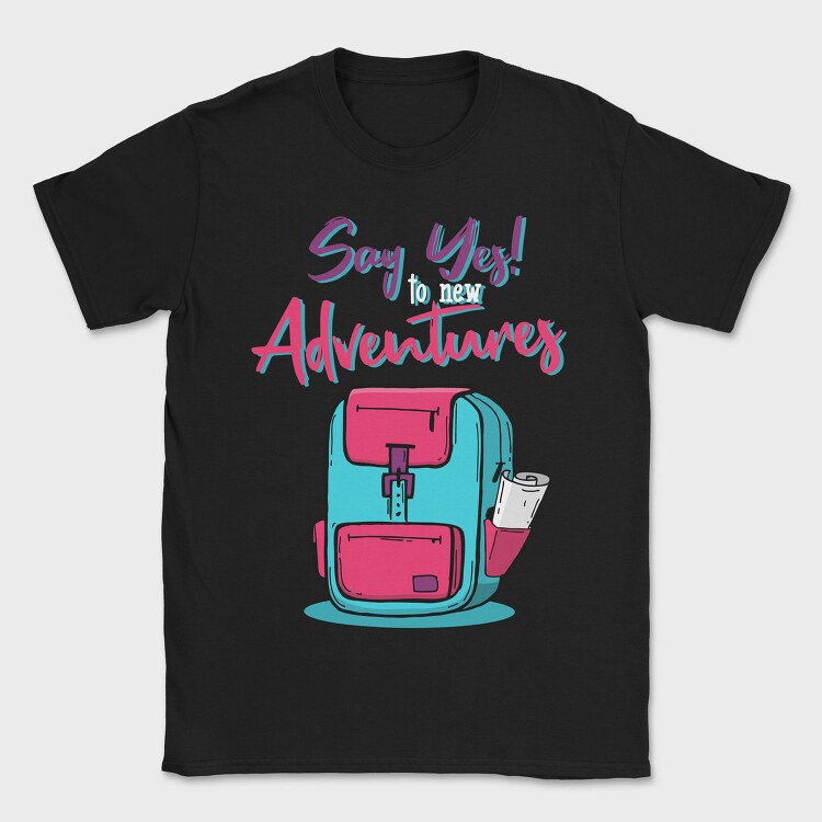 Say Yes Adventures, Tricou Barbati (Unisex)