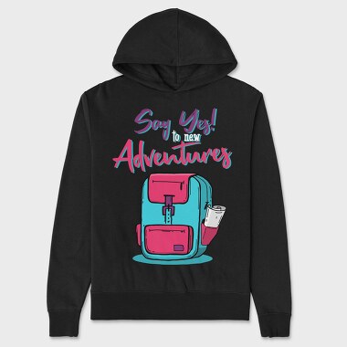 Say Yes Adventures, Hanorac Oversize Barbati (Unisex)