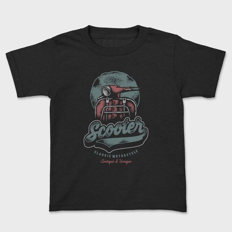 Scooter Classic Motorcycle, Tricou Copii