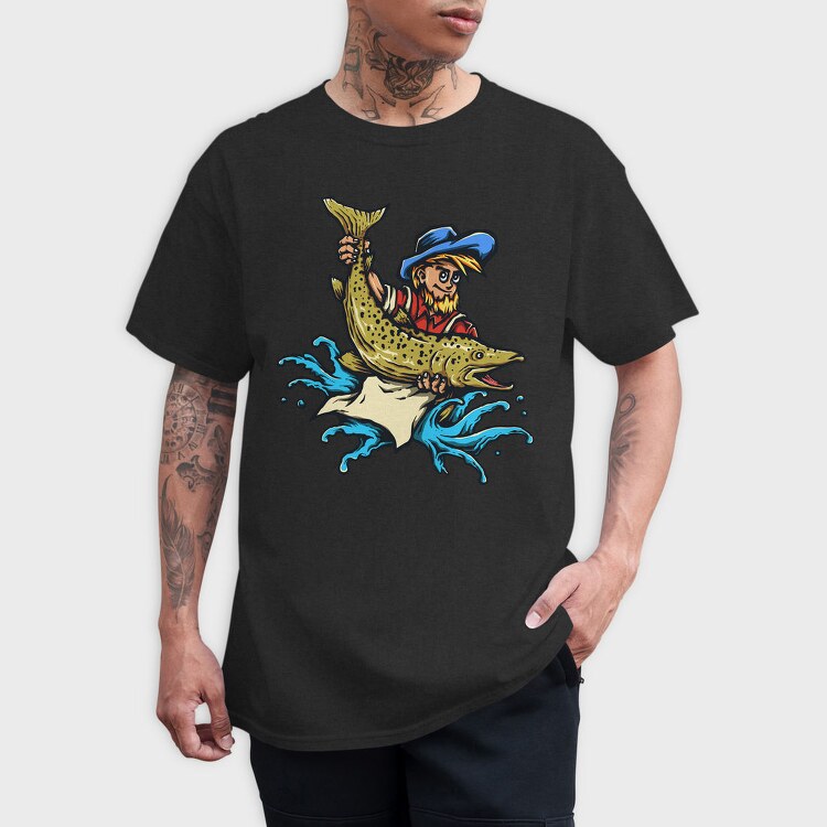Fishermans Catch, Tricou Barbati (Unisex)