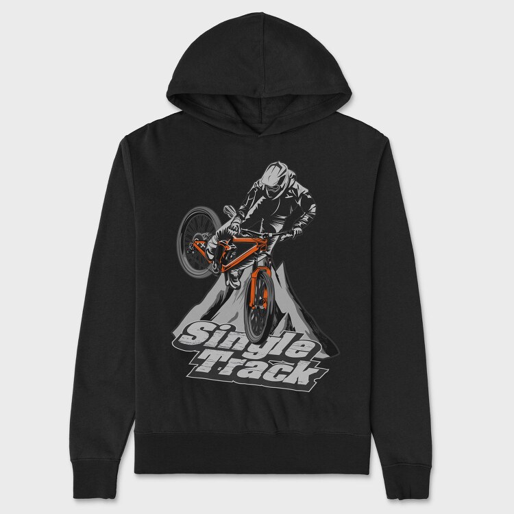 Single Track, Hanorac Oversize Barbati (Unisex)