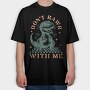 Dinosaur Quote Meme, Tricou Oversize Barbati (Unisex)