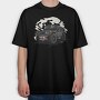 Angry Hummer Teeth, Tricou Oversize Barbati (Unisex)