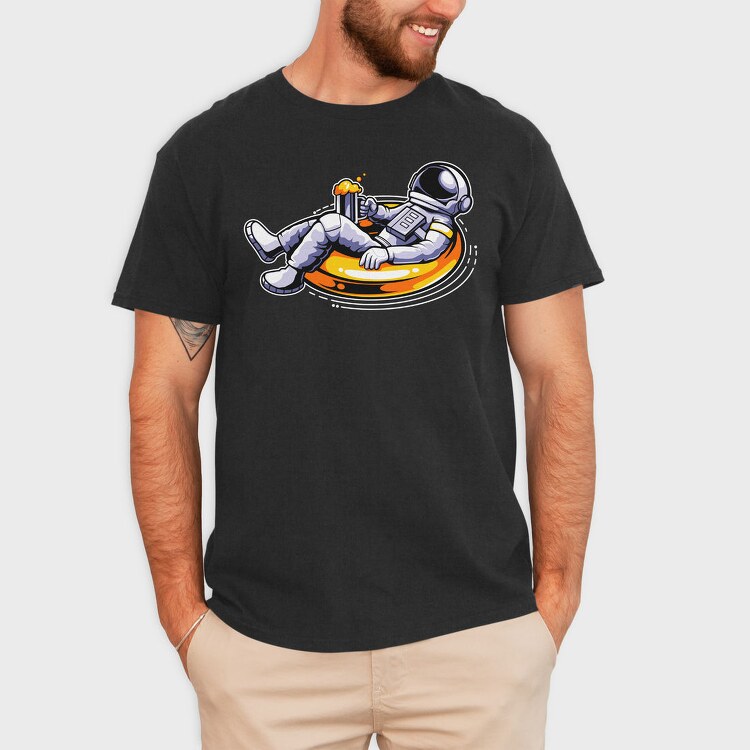 Astronaut Beer Float, Tricou Barbati (Unisex)
