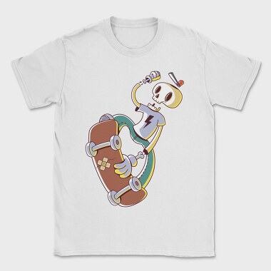 Skateboard Skeleton, Tricou Barbati (Unisex)