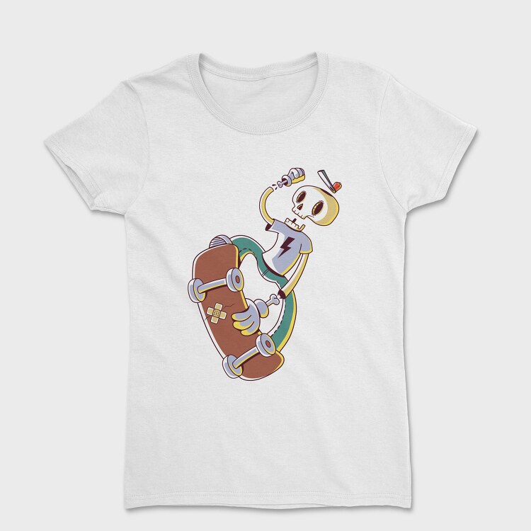 Skateboard Skeleton, Tricou Femei