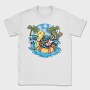 Skeleton Duck Beach, Tricou Barbati (Unisex)