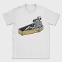 Skeleton In Coffin, Tricou Barbati (Unisex)