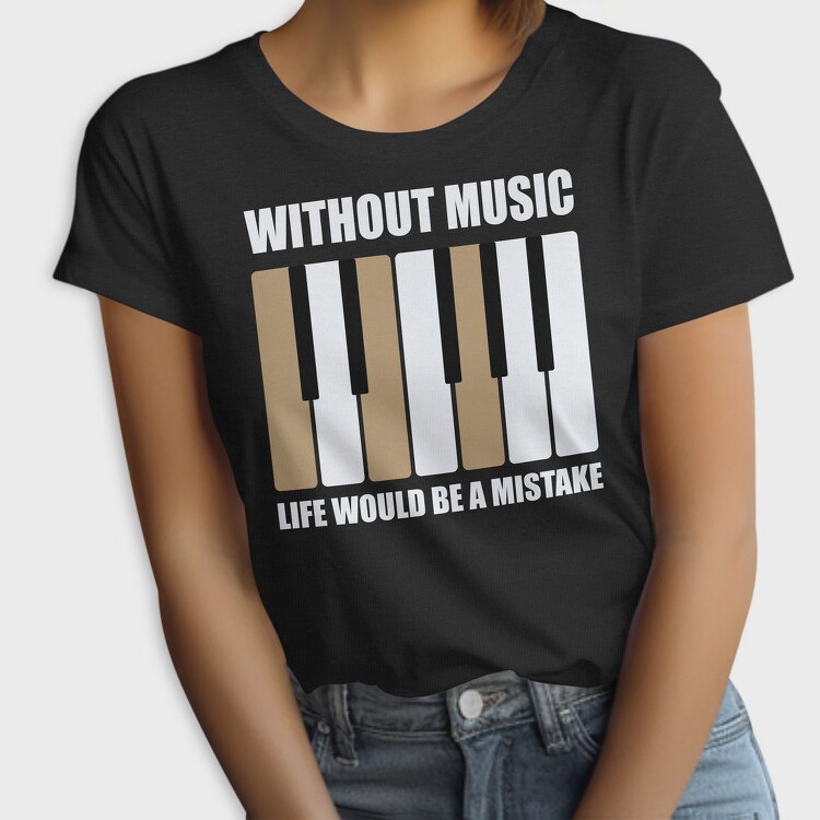 Piano Keys Harmony, Tricou Femei