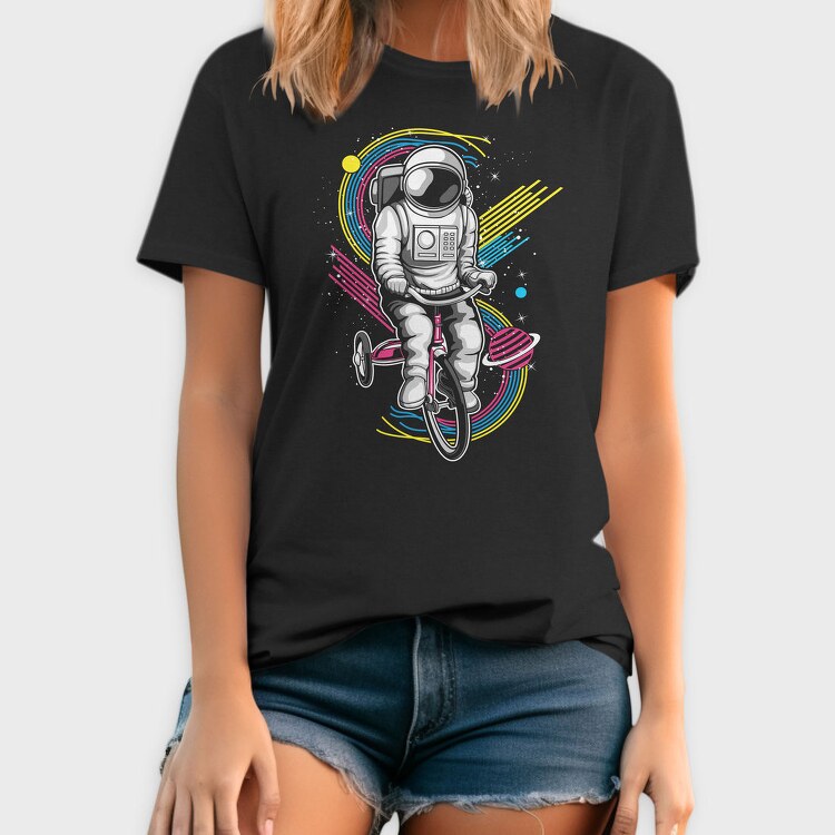 Astronaut Bike Ride, Tricou Barbati (Unisex)
