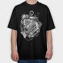 Fishing Anchor Fish, Tricou Oversize Barbati (Unisex)