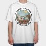 Desert Camping Trip, Tricou Oversize Barbati (Unisex)