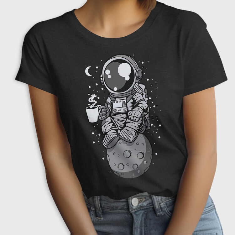 Space Coffee Astronaut, Tricou Femei