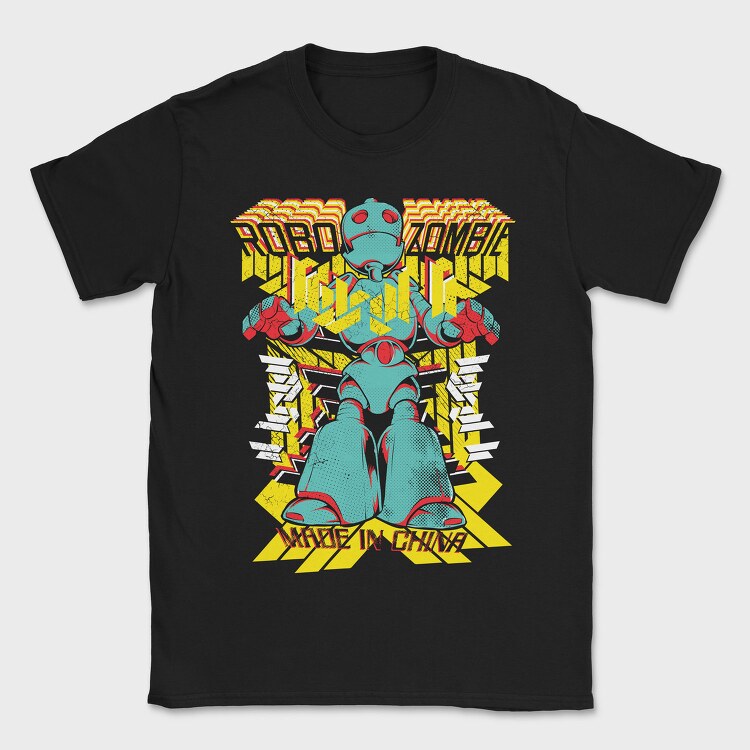 Robo Zombie China, Tricou Barbati (Unisex)