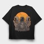 Space Brothers, Tricou Oversize Barbati (Unisex)