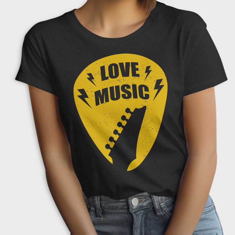 Love Music Pick, Tricou Femei