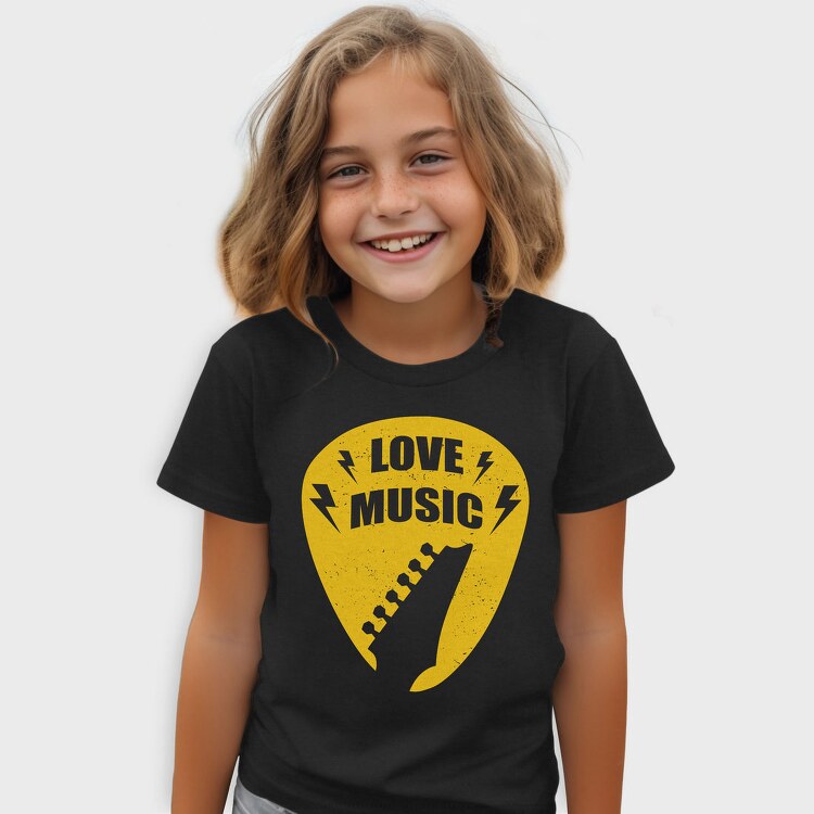 Love Music Pick, Tricou Copii