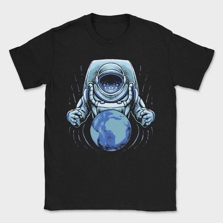 Space Explorer Earth, Tricou Barbati (Unisex)