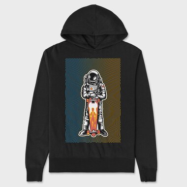Space Rider 1, Hanorac Oversize Barbati (Unisex)