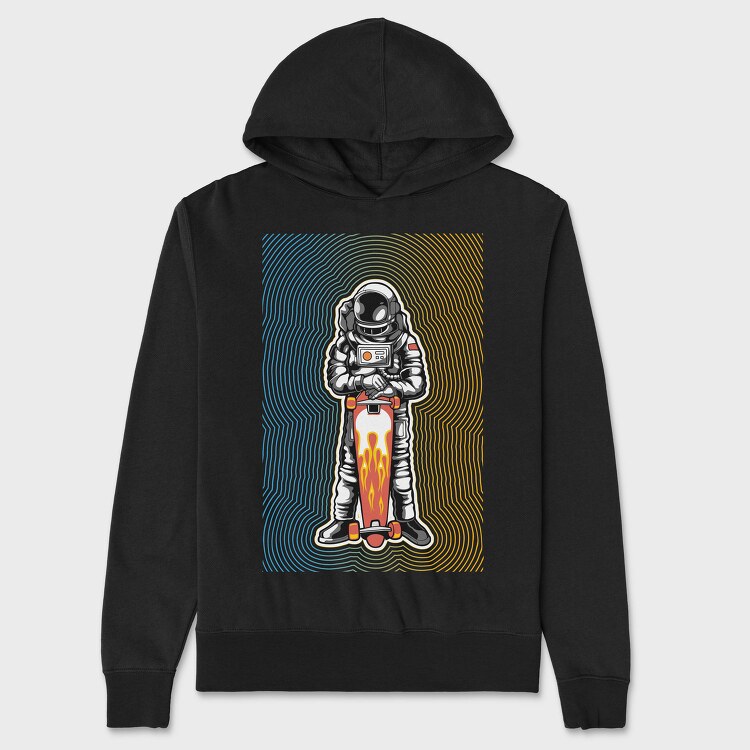 Space Rider 1, Hanorac Oversize Barbati (Unisex)