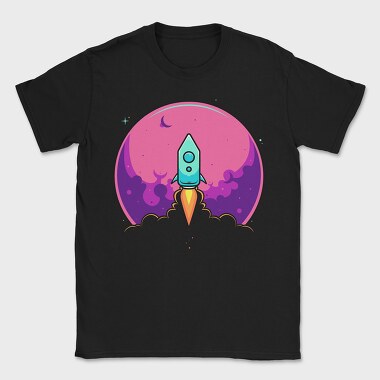 Space Rocket Blast, Tricou Barbati (Unisex)