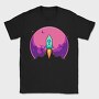 Space Rocket Blast, Tricou Barbati (Unisex)