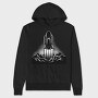 Space Shuttle Ascent, Hanorac Oversize Barbati (Unisex)