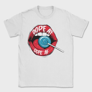Dope Lips Lollipop, Tricou Barbati (Unisex)