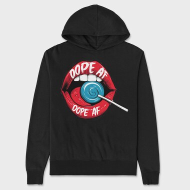 Dope Lips Lollipop, Hanorac Oversize Barbati (Unisex)