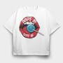 Dope Lips Lollipop, Tricou Oversize Barbati (Unisex)