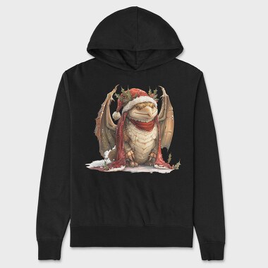 Dragon Christmas Hat, Hanorac Oversize Barbati (Unisex)