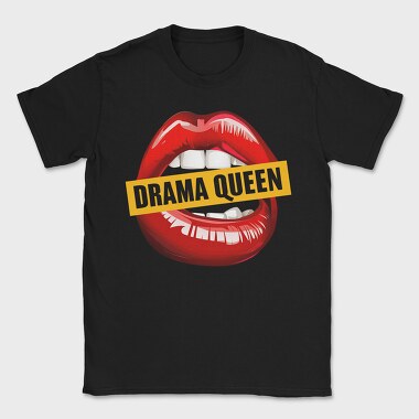 Drama Queen Lips, Tricou Barbati (Unisex)