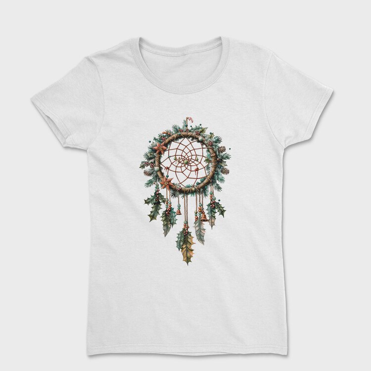 Dreamcatcher Christmas Holly, Tricou Femei