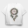 Dreamcatcher Christmas Holly, Tricou Oversize Barbati (Unisex)