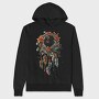 Dreamcatcher Feathers Holly, Hanorac Oversize Barbati (Unisex)
