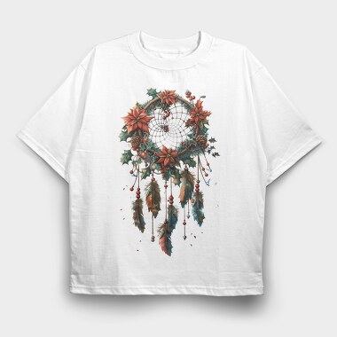 Dreamcatcher Feathers Holly, Tricou Oversize Barbati (Unisex)