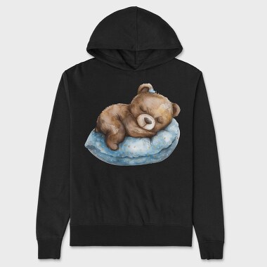 Dreamy Bear Nest, Hanorac Oversize Barbati (Unisex)
