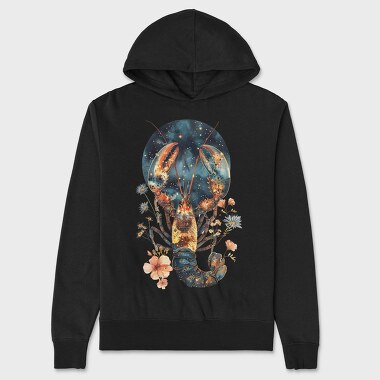 Dreamy Lobster Night, Hanorac Oversize Barbati (Unisex)