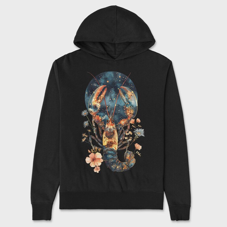 Dreamy Lobster Night, Hanorac Oversize Barbati (Unisex)